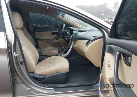 2013 Hyundai Elantra Gls from USA, damaged, VIN 5NPDH4AE9DH314900